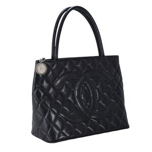 Chanel Caviar Black Reissue Bag Tote